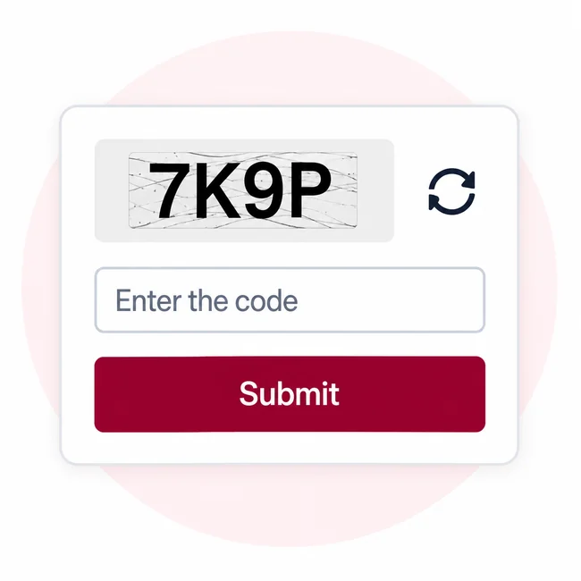 Complete CAPTCHA and Submit